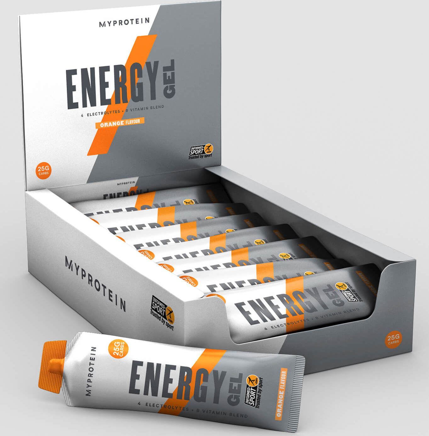 MyProtein  Energy Gel Elite - 20 x 50g - pomeranč