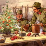 Prohlédněte si: galerie válečných pohlednic s vánoční a novoroční tematikou