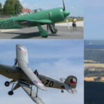 Při 22. Tankovém dni v Lešanech piloti předvedli létající exponáty VHÚ Praha. Nad diváky přelétl také unikátní hostující stroj Při 22. Tankovém dni v Lešanech piloti předvedli létající exponáty VHÚ Praha